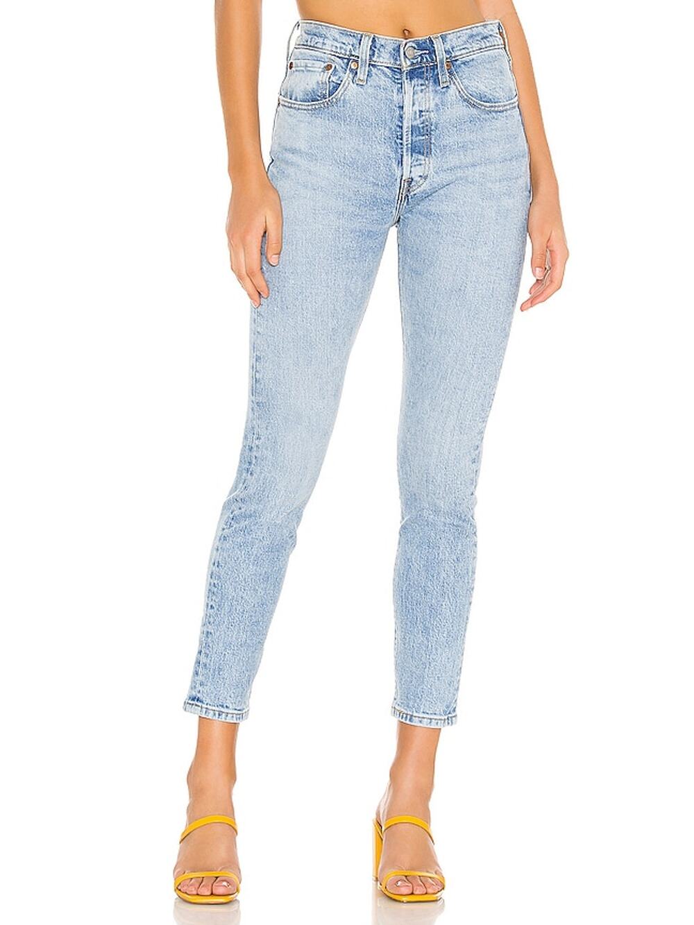 Levi's Premium Tango Light 501 Skinny Denim Jeans Size 25